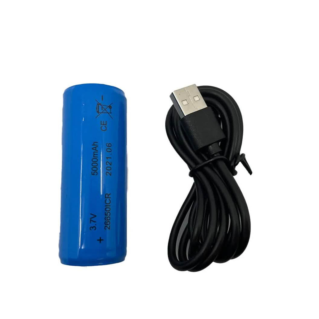 Lampe torche tactique LED 2000 lumens