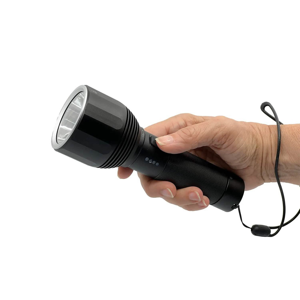 Lampe torche tactique LED 2000 lumens
