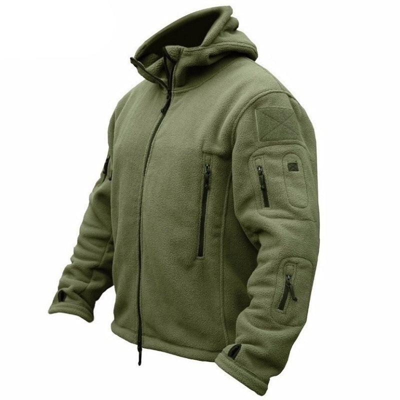 Veste Tactique Veste de Combat Sports de Plein Air Randonnée Veste Légère et Douce Homme Veste Chaude Multi-Poches Veste de Plein Air à Capuche Veste d'Aventure Pour la Randonnée l'Entraînement