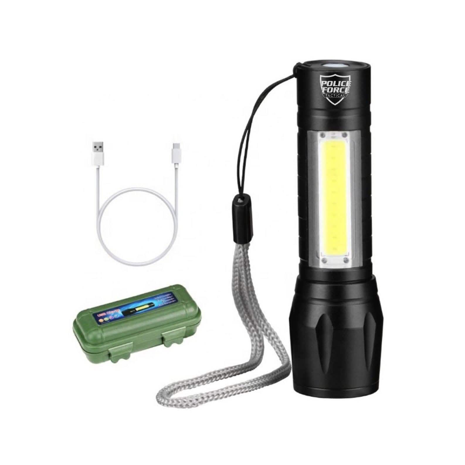 Mini lampe de poche tactique XPE COB