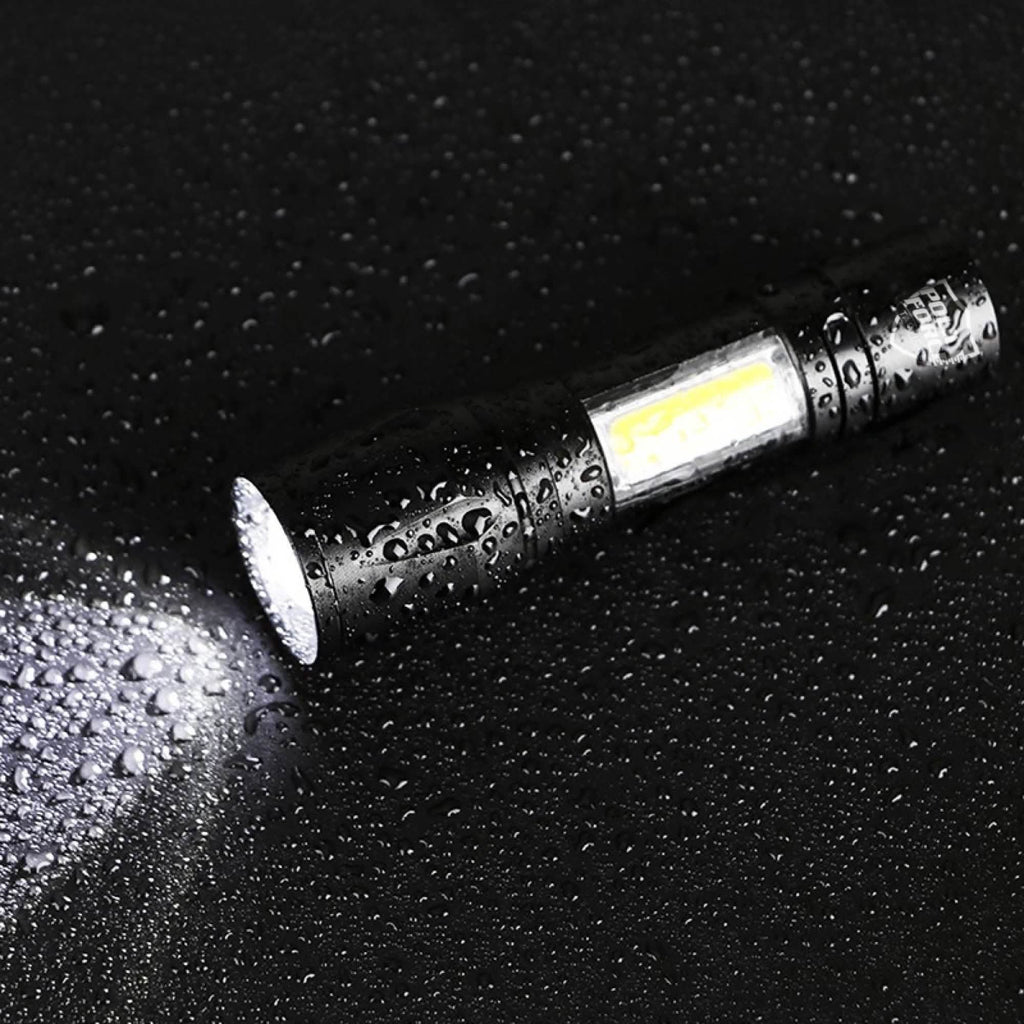 Mini lampe de poche tactique XPE COB
