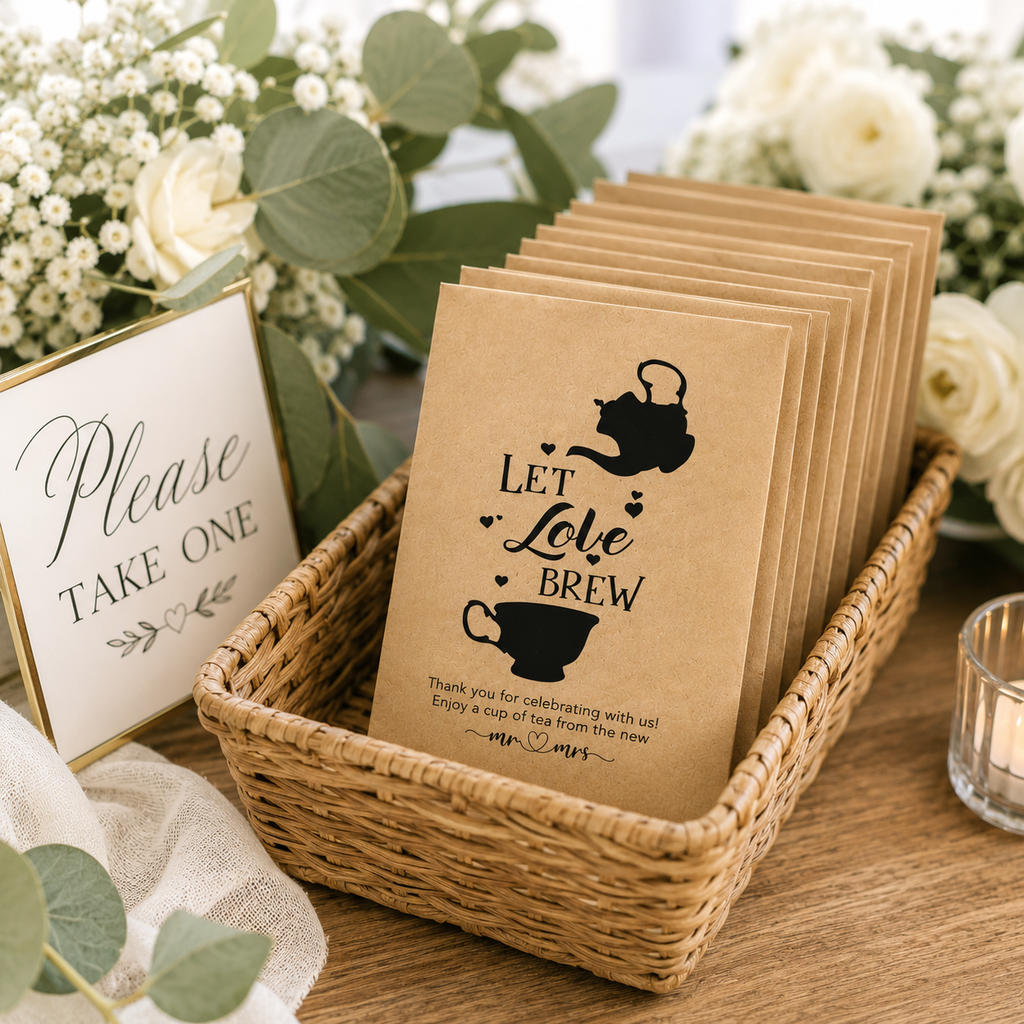 Théières d'amour : sachets de thé à infuser (paquet de 25)