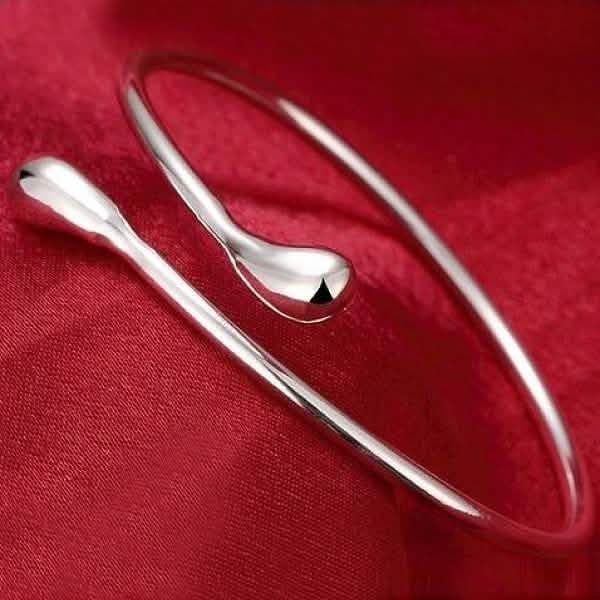 Bracelet jonc Goutte en argent sterling