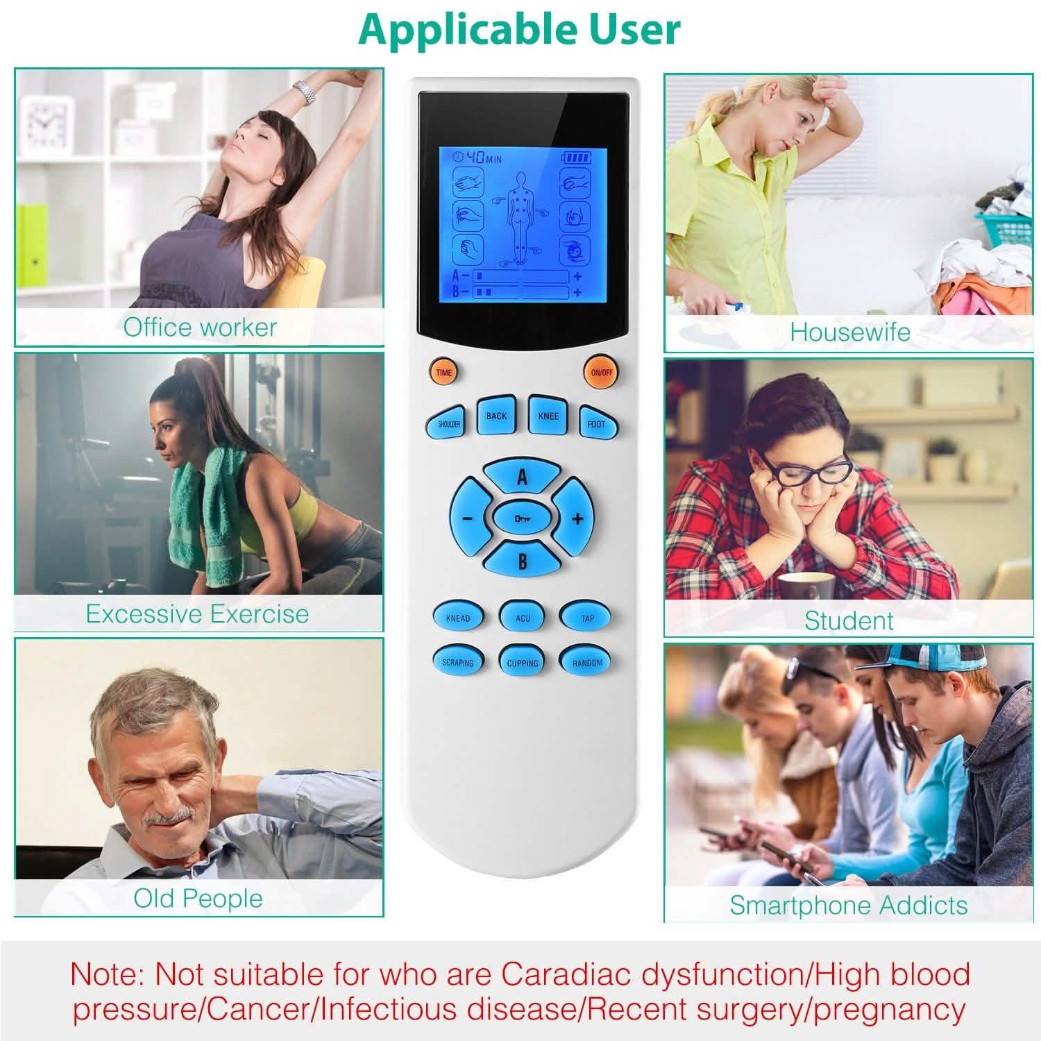 Appareil de massage à impulsions TENS