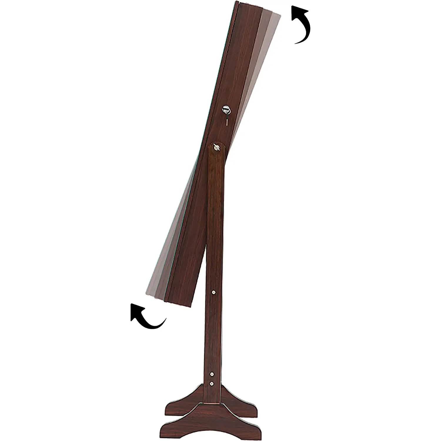 Tesmula Fashion Armoire à bijoux simple avec miroir et lumières LED