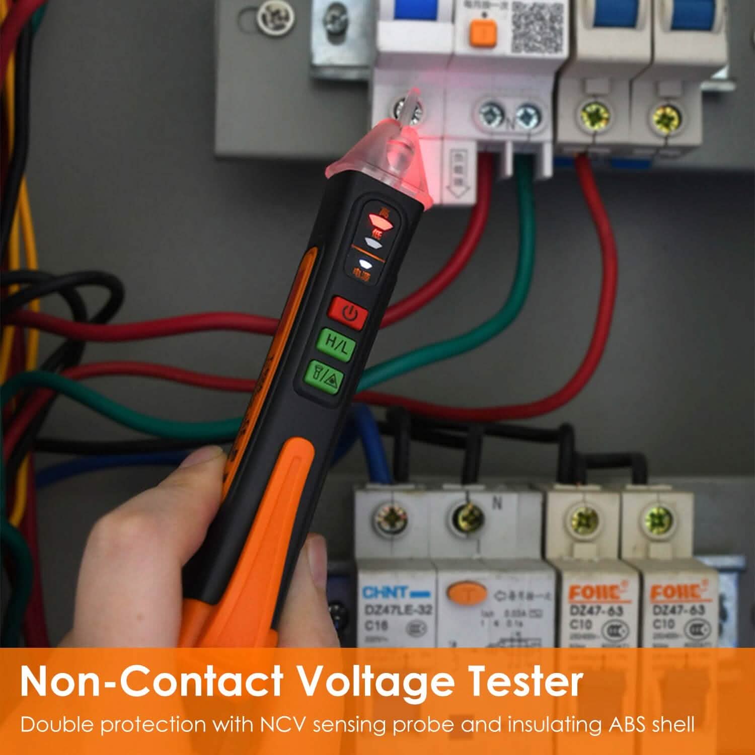 Détecteur de Circuit Testeur Stylo Double Plage 12V/48V-1000V Recherche de Point de Rupture