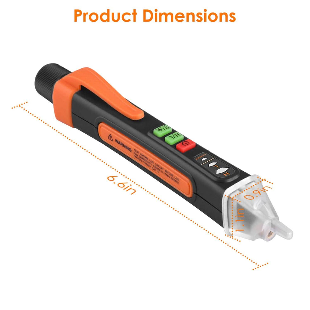 Détecteur de Circuit Testeur Stylo Double Plage 12V/48V-1000V Recherche de Point de Rupture