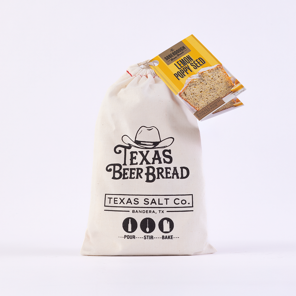 Pain à la bière du Texas - Citron et graines de pavot