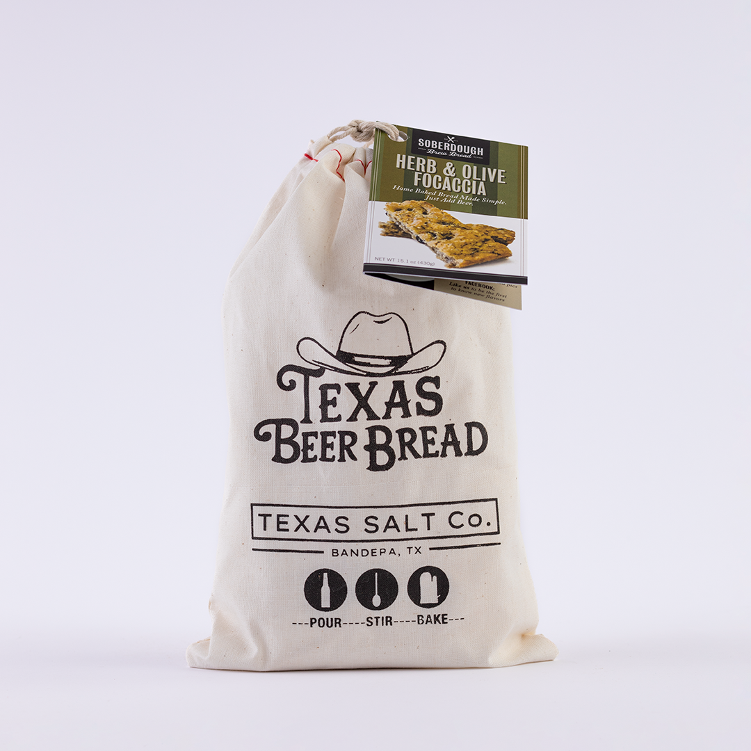 Pain à la bière du Texas - Focaccia aux herbes et olives