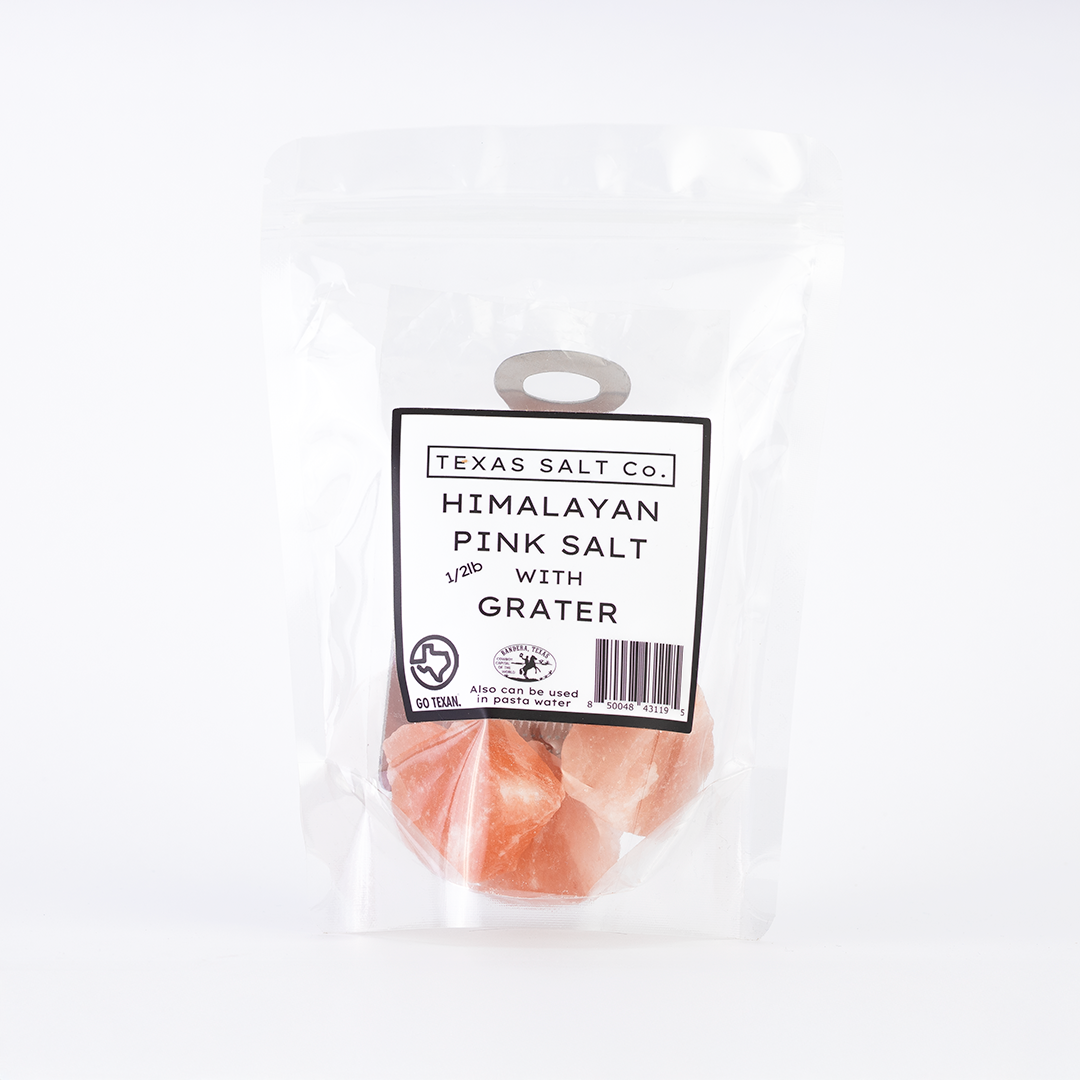 Sel rose de l'Himalaya de 225 g avec râpe
