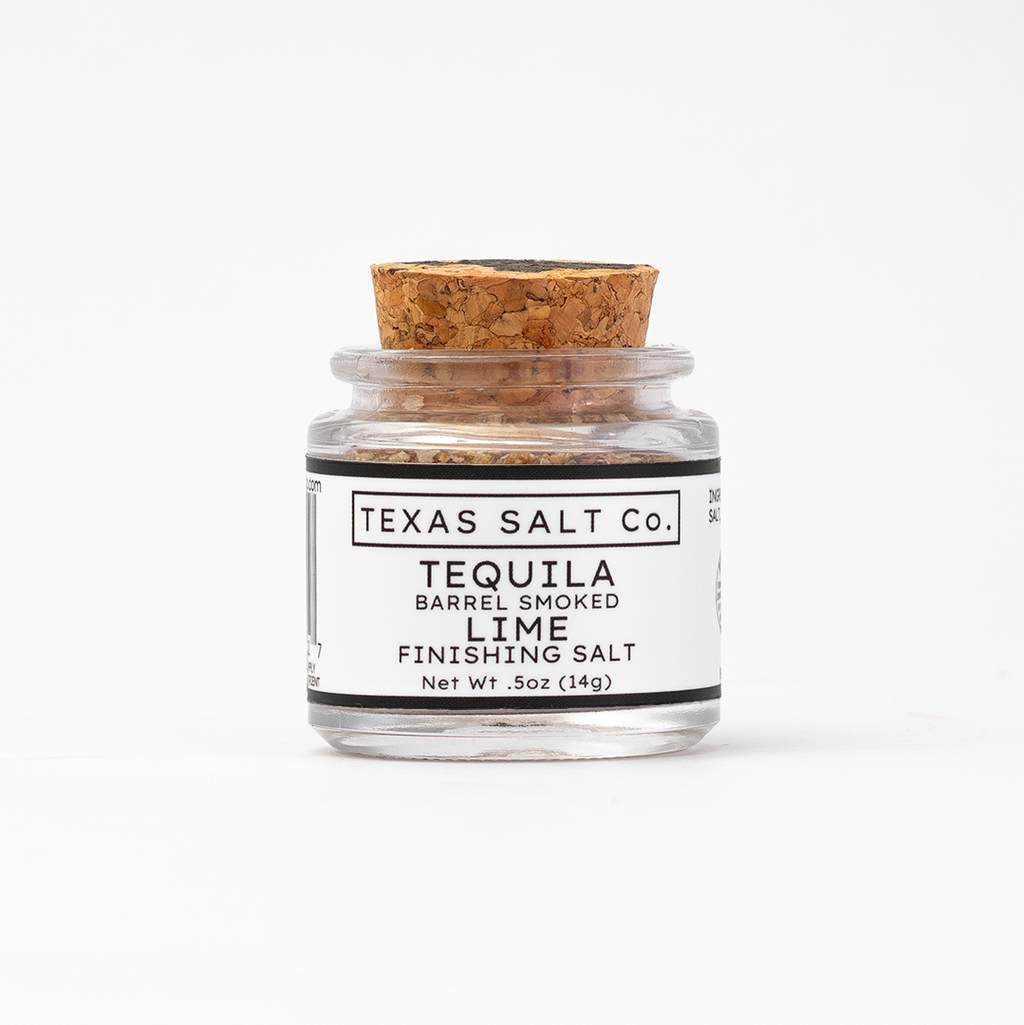 Sel de finition au citron fumé en fût de tequila