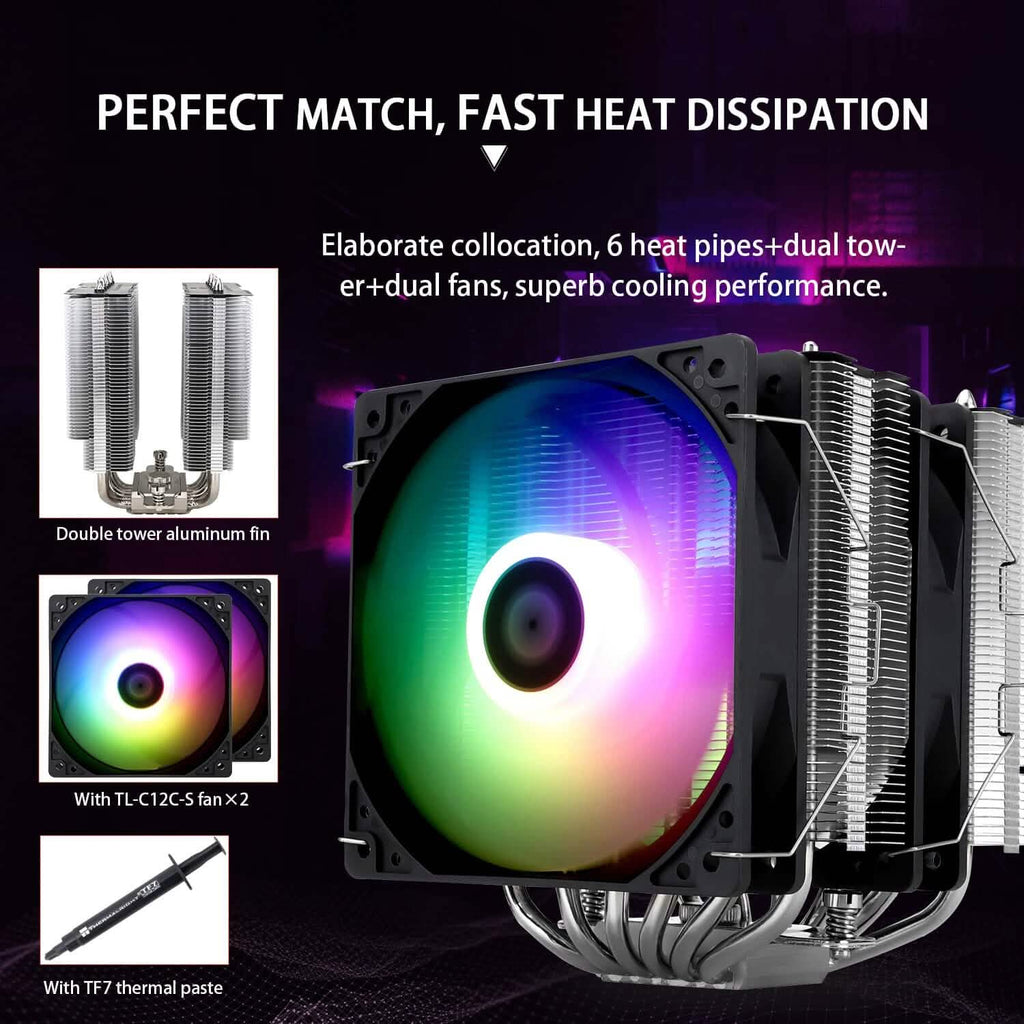 Refroidisseur d'air CPU Thermalright Peerless Assassin 120 SE ARGB (Reconditionné)