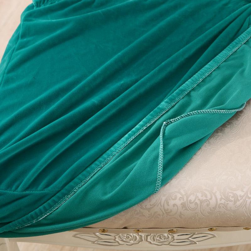 Housses de siège épaisses en velours pour chaises de salle à manger, housses de protection élastiques et extensibles pour chaises, housses de coussin de chaise extensibles, protection de meubles.