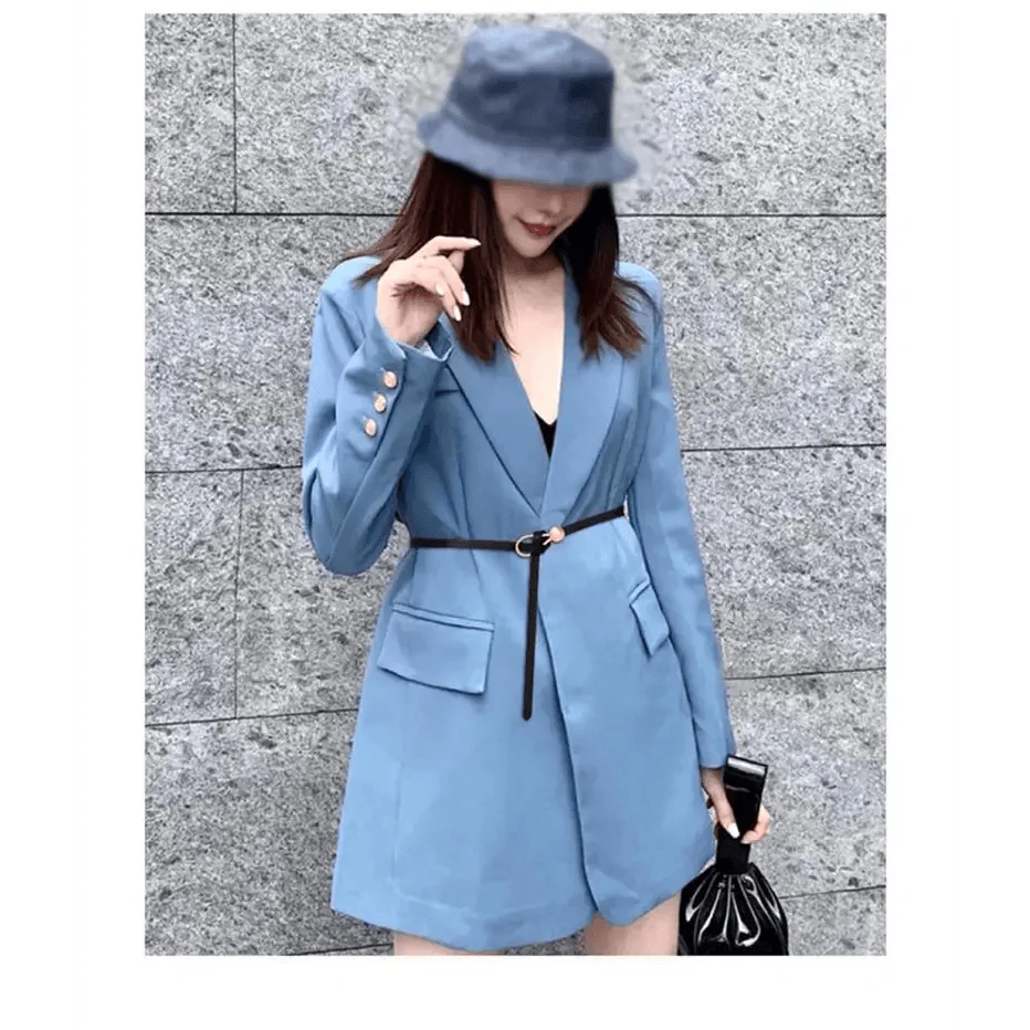 Ceintures fines en cuir PU à boucle dorée pour femmes, ceinture décontractée de luxe pour dames