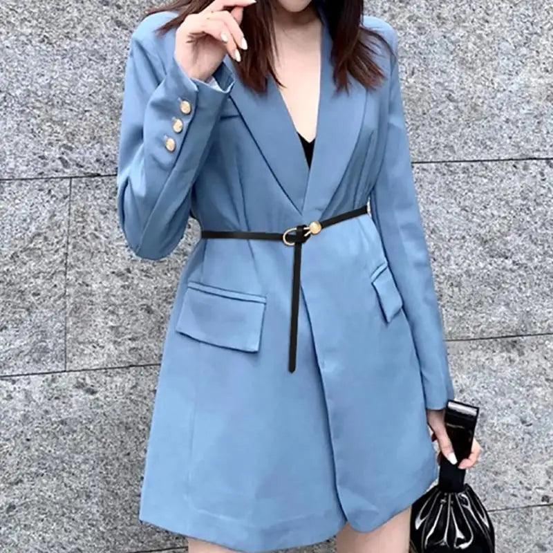 Ceintures fines en cuir PU à boucle dorée pour femmes, ceinture décontractée de luxe pour dames