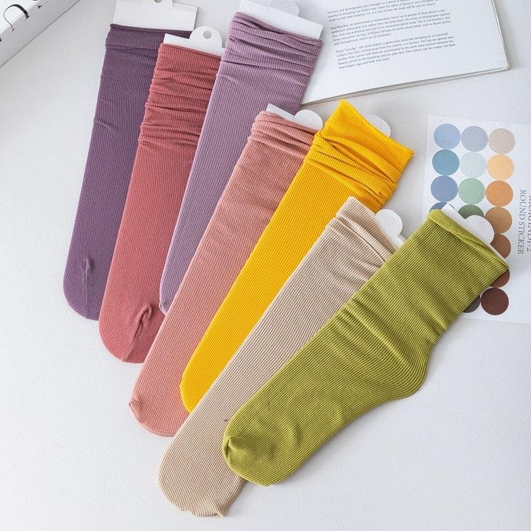 Chaussettes Fines 31 Couleurs Unies Deuxième Génération Qualité Premium Chaussettes en Coton Respirant Chaussures en Toile Classiques Été Printemps Chaussures Mignonnes Unisexe Pour Hommes et Femmes