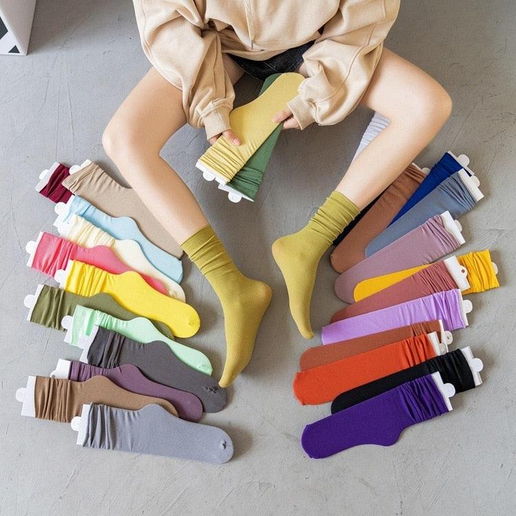 Chaussettes Fines 31 Couleurs Unies Deuxième Génération Qualité Premium Chaussettes en Coton Respirant Chaussures en Toile Classiques Été Printemps Chaussures Mignonnes Unisexe Pour Hommes et Femmes