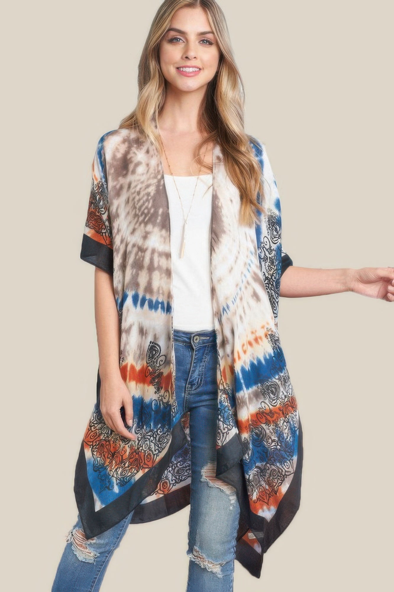 Kimono Bohème Tie-Dye