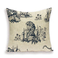 Housse de coussin Tigre, décorations d'automne Jungle, housses de coussin imprimées léopard, housses de coussin décoratives d'animaux, housses de coussin douces pour chambre, canapé, lit, linge de lit, 45 x 45 cm