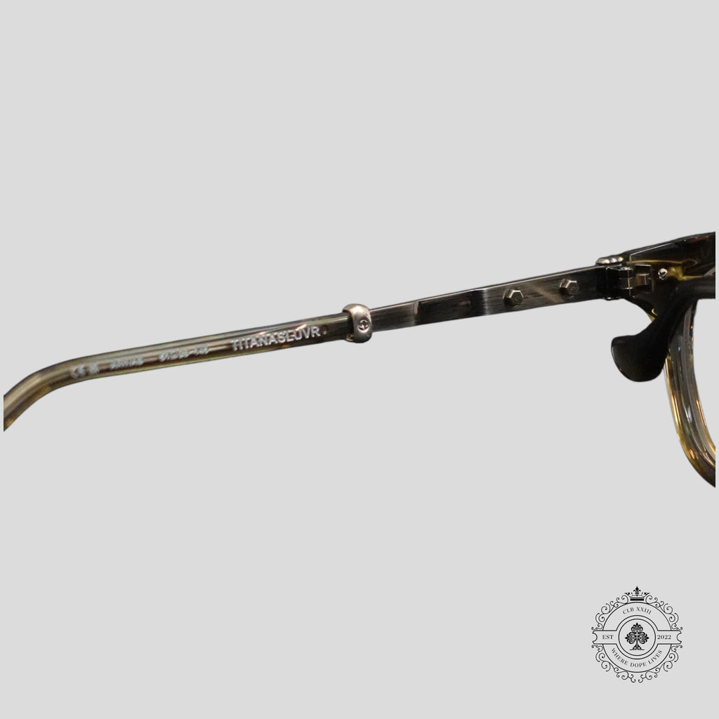 Lunettes Chrome Hearts Titanasluvr Gris/Argent