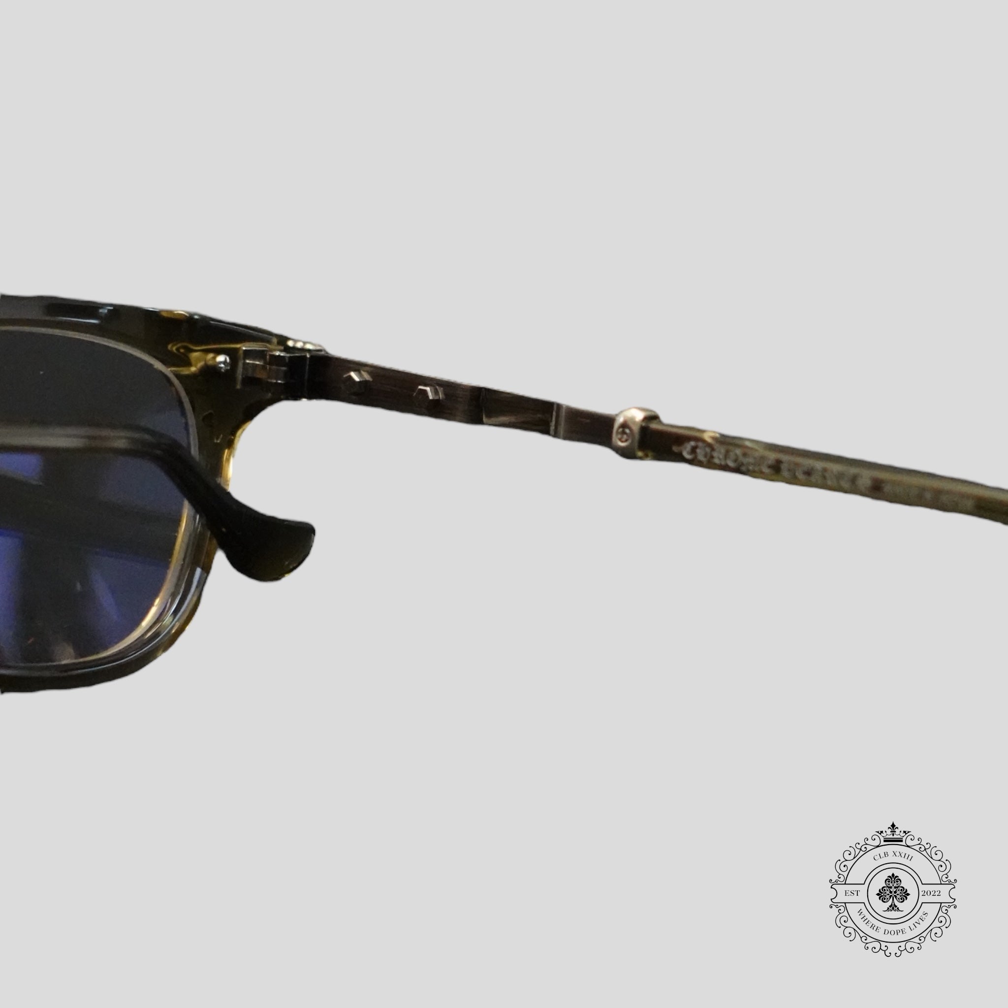 Lunettes Chrome Hearts Titanasluvr Gris/Argent