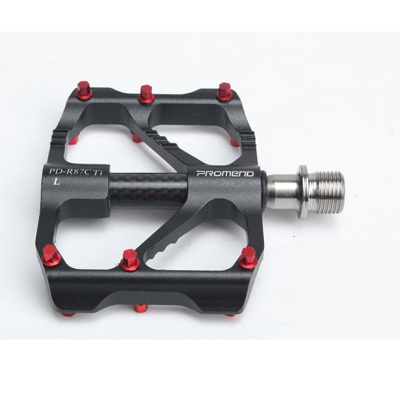 Pédale de vélo en titane Axe en titane Pédale de vélo en tube de carbone Pédale 3 Palin VTT Pédale de route Pédales de plate-forme de vélo Pédale de vélo Axe en titane Tube de carbone Pédale de vélo Pédale de VTT Pédale de route
