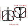 Pédale de vélo en titane Axe en titane Pédale de vélo en tube de carbone Pédale 3 Palin VTT Pédale de route Pédales de plate-forme de vélo Pédale de vélo Axe en titane Tube de carbone Pédale de vélo Pédale de VTT Pédale de route