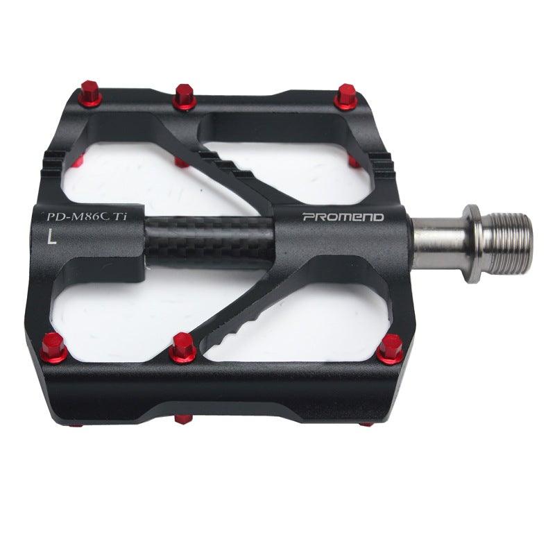 Pédale de vélo en titane Axe en titane Pédale de vélo en tube de carbone Pédale 3 Palin VTT Pédale de route Pédales de plate-forme de vélo Pédale de vélo Axe en titane Tube de carbone Pédale de vélo Pédale de VTT Pédale de route