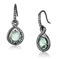 TK2821 - Boucles d'oreilles en acier inoxydable IP noir (IP Gun) avec