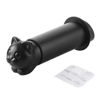 Porte-rouleau de papier toilette en forme de chat, porte-rouleau de cuisine adhésif mural, support de serviette créatif pour salle de bain, distributeur de papier toilette, porte-serviettes en papier