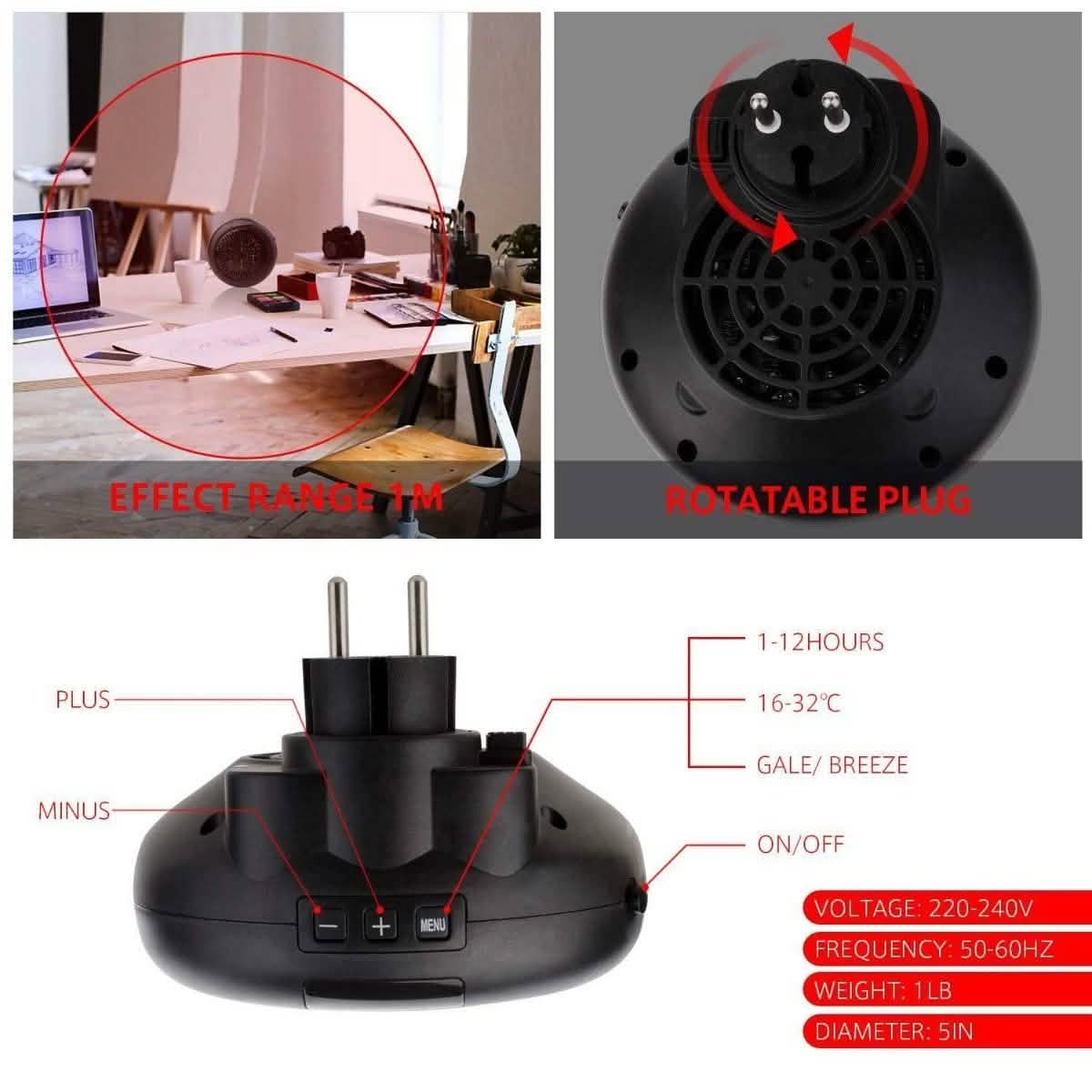 Radiateur soufflant portable Tonha
