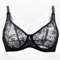 Soutiens-gorge en dentelle grande taille pour femmes Bralette à armatures Sous-vêtements féminins Lingerie brodée délicate