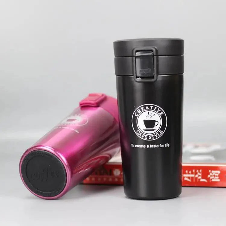 Mug de voyage en acier inoxydable, tasse thermos, flasque sous vide, bouteille d'eau thermos, tasse à thé, thermocup