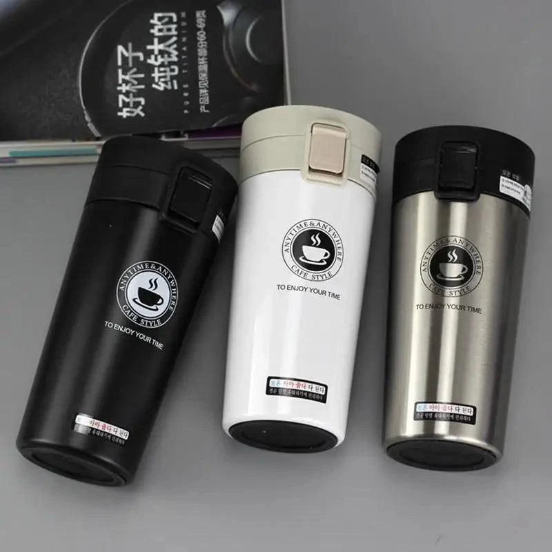 Mug de voyage en acier inoxydable, tasse thermos, flasque sous vide, bouteille d'eau thermos, tasse à thé, thermocup