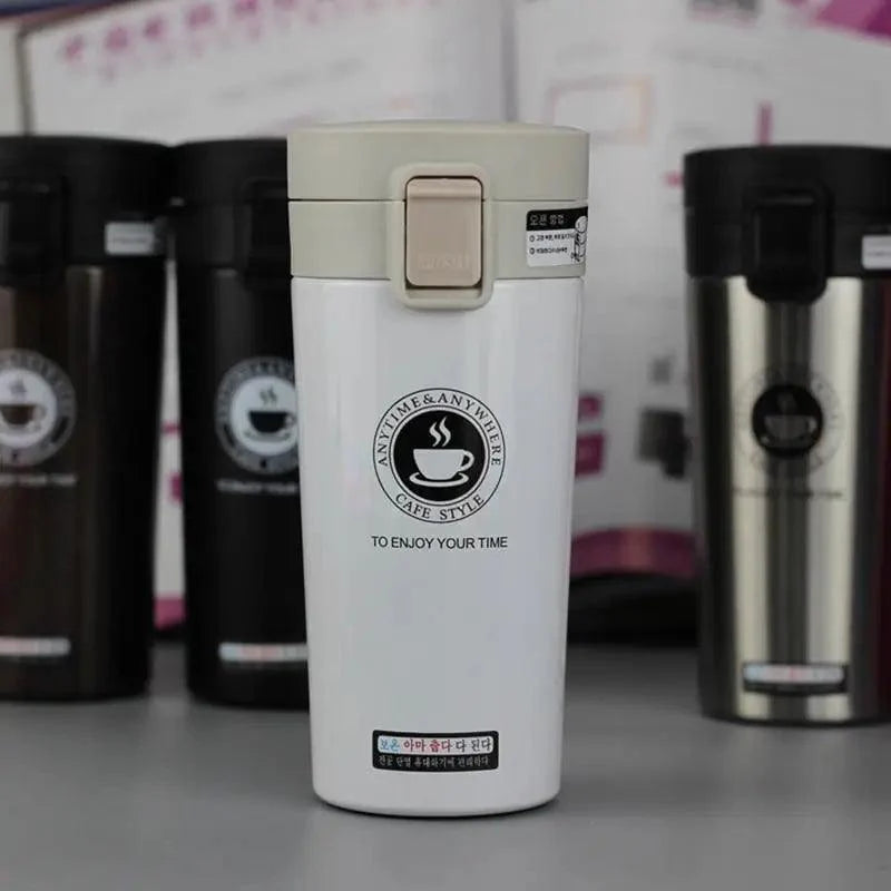 Mug de voyage en acier inoxydable, tasse thermos, flasque sous vide, bouteille d'eau thermos, tasse à thé, thermocup