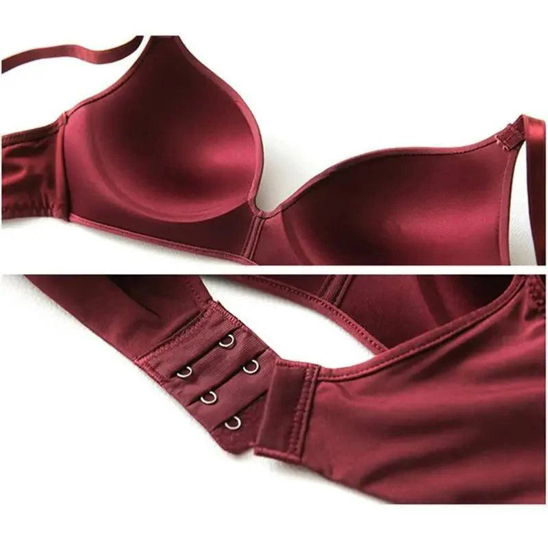 Soutiens-gorge sans couture pour femmes Soutien-gorge Push-Up sans armatures Bonnet A B Soutien-gorge Lingerie Trois Quarts 3/4 Bonnets fins doux et sexy