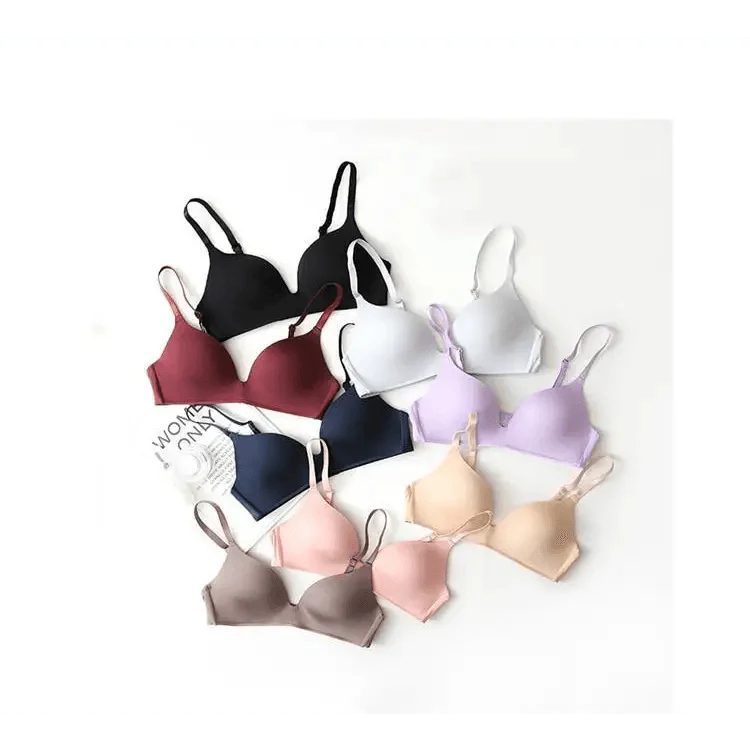 Soutiens-gorge sans couture pour femmes Soutien-gorge Push-Up sans armatures Bonnet A B Soutien-gorge Lingerie Trois Quarts 3/4 Bonnets fins doux et sexy