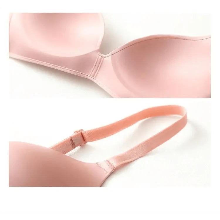 Soutiens-gorge sans couture pour femmes Soutien-gorge Push-Up sans armatures Bonnet A B Soutien-gorge Lingerie Trois Quarts 3/4 Bonnets fins doux et sexy