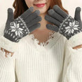 Gants femme en tricot épais, compatibles écrans tactiles, gants chauds, doux et élégants pour femmes
