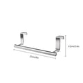 Porte-serviettes de porte, barre de serviette suspendue, support en acier inoxydable pour salle de bain, armoire de cuisine, porte-chiffons, étagère, outil, gadget