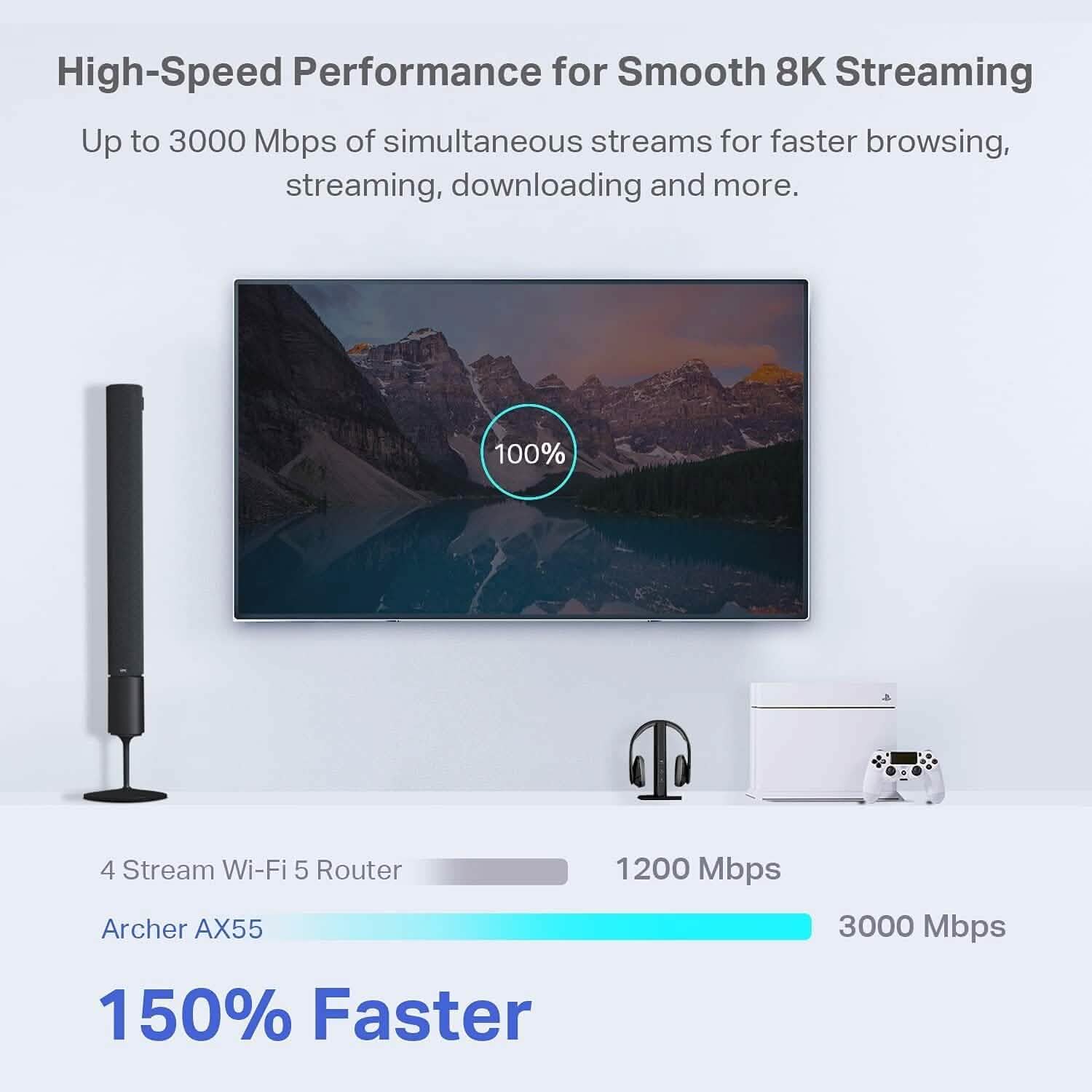 Routeur WiFi 6 TP-Link AX3000 (Reconditionné)