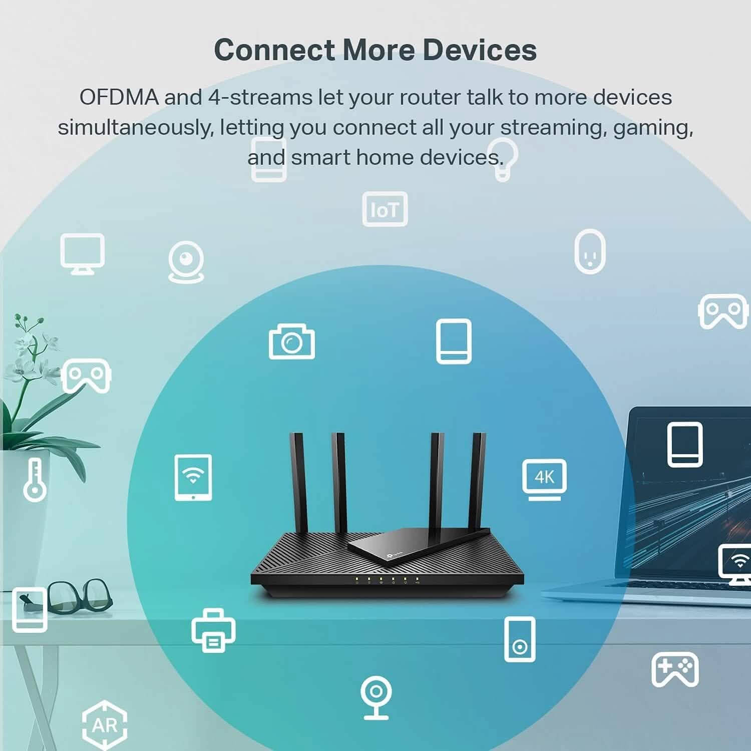 Routeur WiFi 6 TP-Link AX3000 (Reconditionné)