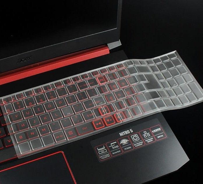 Housse de clavier en TPU, protection de clavier, housse de clavier en silicone parfaitement adaptée aux ordinateurs portables, protection de clavier pour les amateurs de jeux
