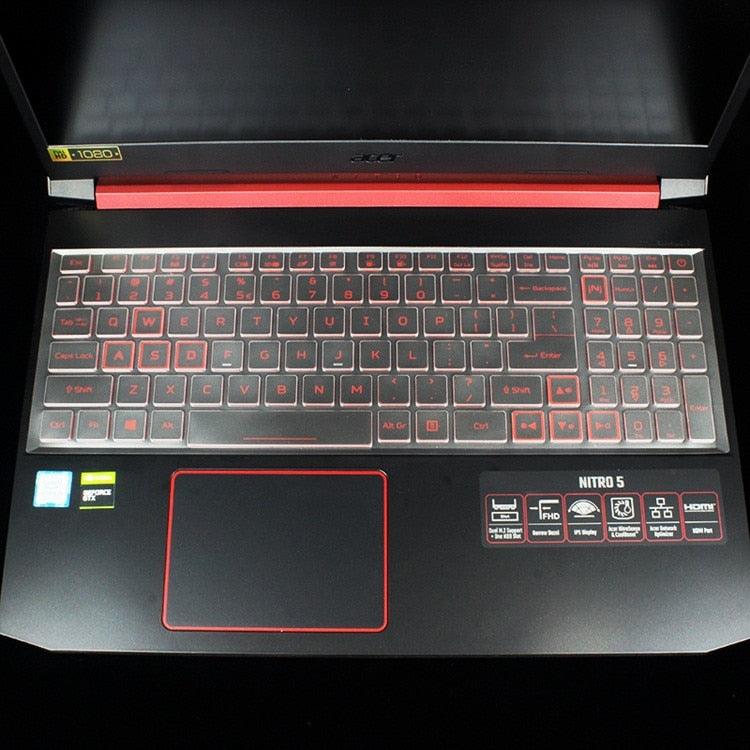 Housse de clavier en TPU, protection de clavier, housse de clavier en silicone parfaitement adaptée aux ordinateurs portables, protection de clavier pour les amateurs de jeux