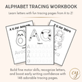 Alphabet Tracing Workbook for Kids – 148 Pages | Instant PDF Download