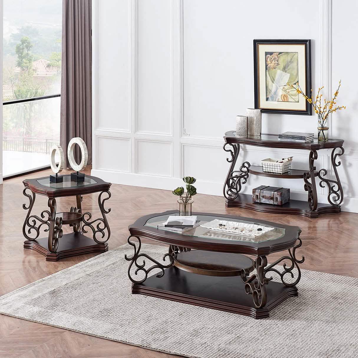 Table d'appoint traditionnelle - Chevet de lit