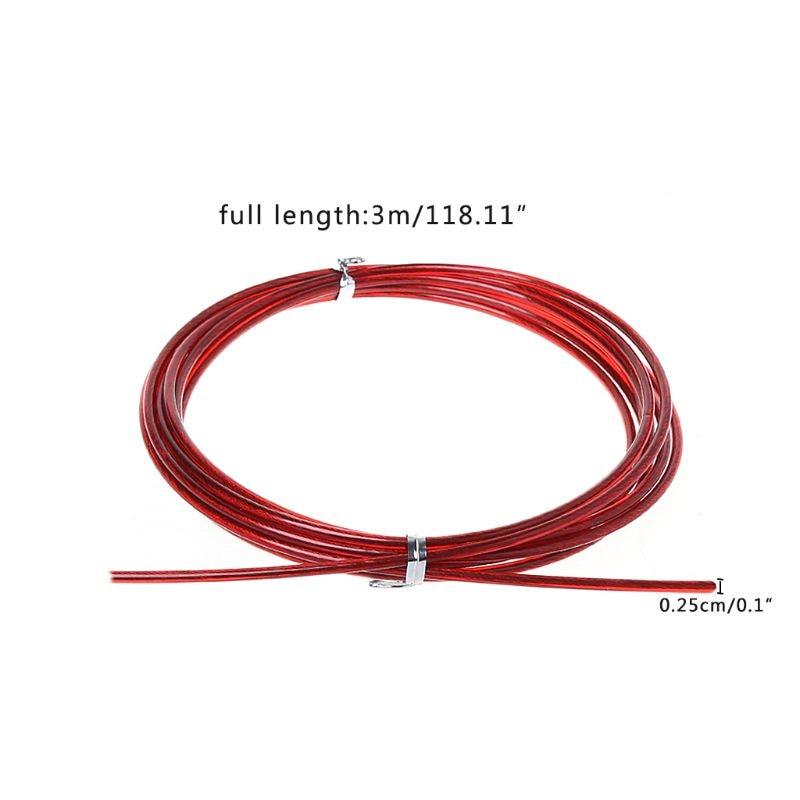 Câble de remplacement pour corde à sauter en acier, 3 m, avec revêtement polymère, pour cordes à sauter rapides