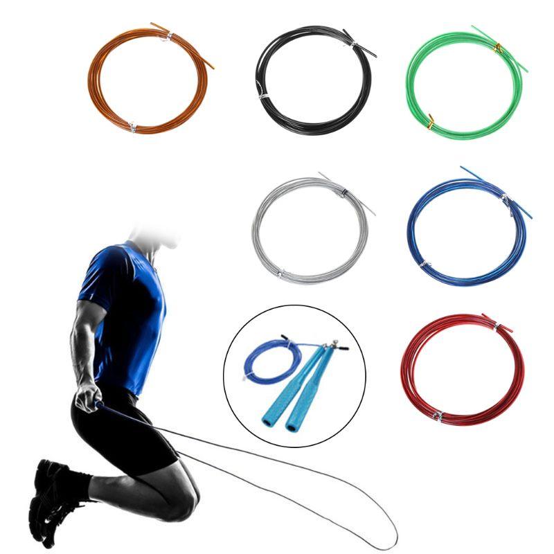 Câble de remplacement pour corde à sauter en acier, 3 m, avec revêtement polymère, pour cordes à sauter rapides