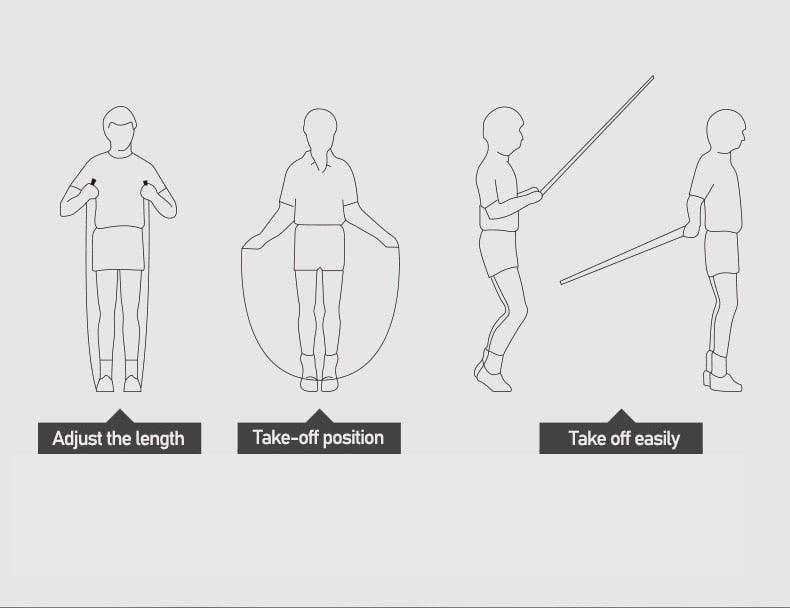 Corde à Sauter d'Entraînement Sportive Équipement de Fitness Corde à Sauter Athlétique Réglable avec Poignées en Plastique Corde à Sauter Anti-Emmêlement pour Cardio et Entraînement d'Endurance Corde à Sauter pour Entraînement