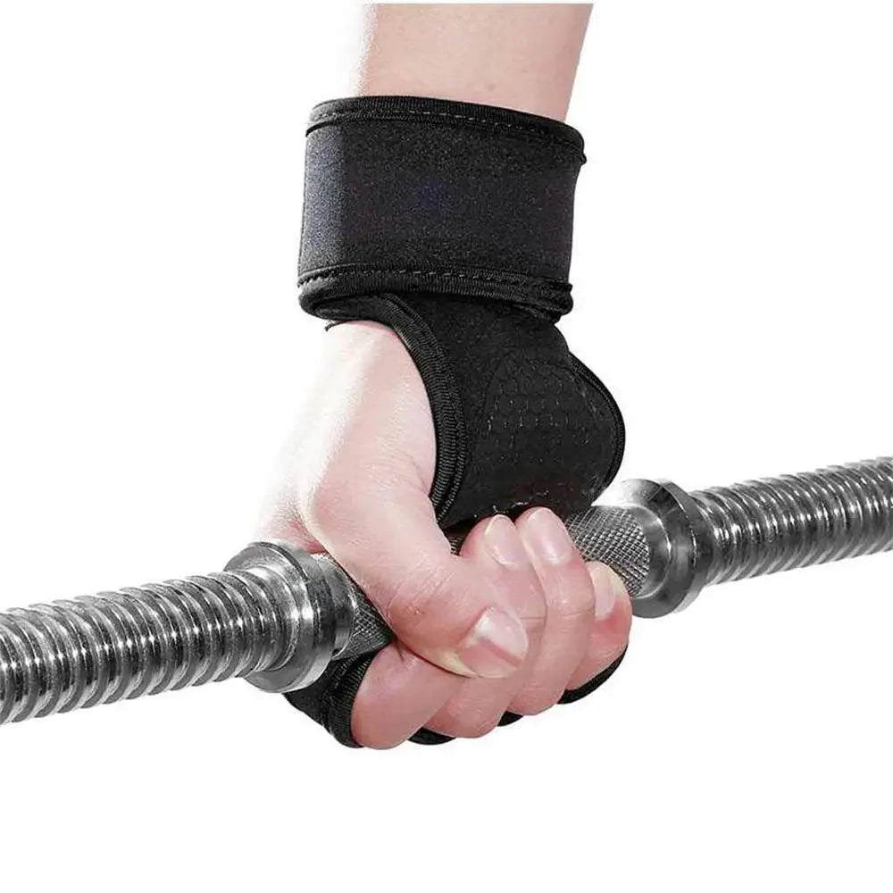 Gants d'haltérophilie d'entraînement unisexes Fitness Sports Musculation Gymnastique Poignées de protection de la paume et du poignet pour salle de sport